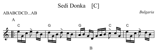 Sedi Donka    [C] - staff notation