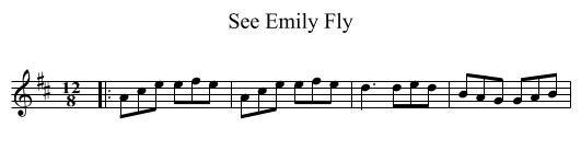 See Emily Fly - staff notation