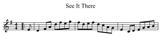 See It There - staff notation
