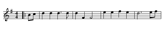 See Me Dance the Polka - staff notation