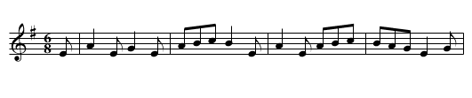 Seekers Jig - staff notation