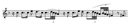 Segador que tas nel monte (CT 498) - staff notation