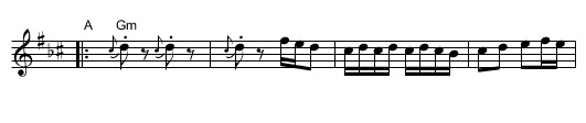 Şehnaz Longa - staff notation