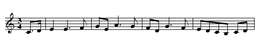 Sehnsucht - staff notation