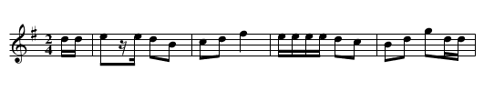 Selker Boarisch - staff notation