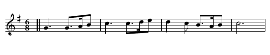 SELLENGER'S ROUND - staff notation