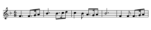 Sellinger's Round - staff notation