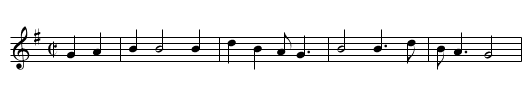Seneca Square Dance - staff notation
