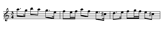 Senpolska e. Harald Johansson, N&auml;steln - staff notation