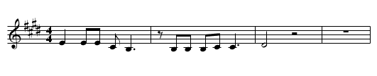 Separation Blues - staff notation