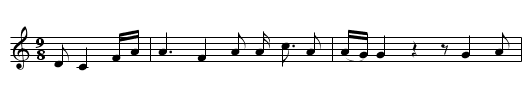 Sept Ans Sur Mer - staff notation