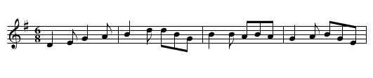 Sergeant Cahill's Favourite - staff notation