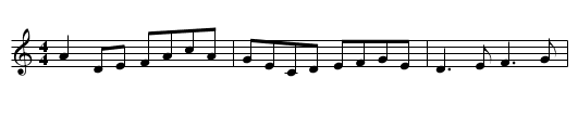 Sergeant Earley's Dream - staff notation