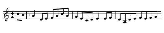 Sergeant Early's Dream - staff notation