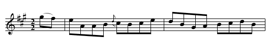 Sergt. Early’s Dream - staff notation