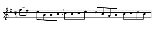 Sergt. Early’s Dream - staff notation