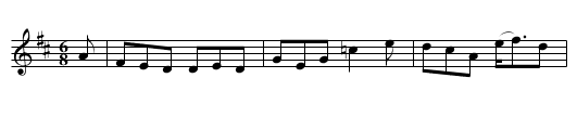 Sergt. Early's jig - staff notation