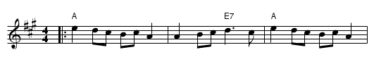 Sestorka - staff notation