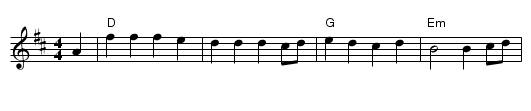 Set De La Baie St Paul - staff notation