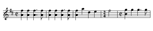 Set St-Omer deuxième partie - staff notation