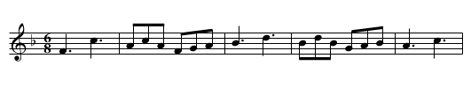 Settee. JBi.13, The - staff notation