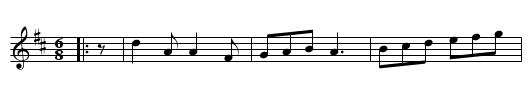 Seven Stars - staff notation