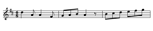 Seven Stars - staff notation