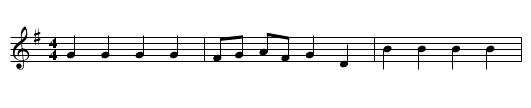 Seven step polka, The - staff notation