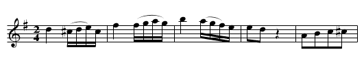 Seventh Bullet. GS.104 - staff notation