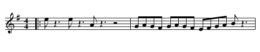 Severnyashka Racenica - staff notation