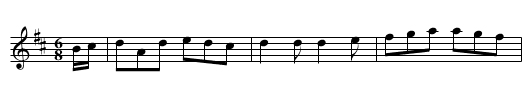 Seymour's Whim - staff notation