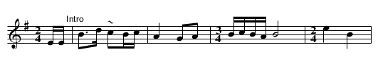 Shabechi et Y'rushelayim - staff notation