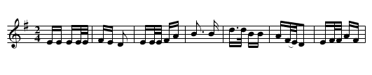 Shady Grove [1] - staff notation