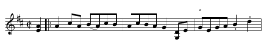 Shady Grove [5] - staff notation