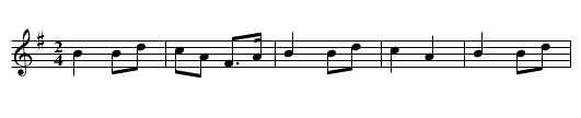Shady Grove [6], The - staff notation