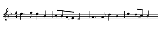 Shall I Wasting in Despair - staff notation