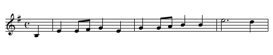 Shalom shaverim - staff notation