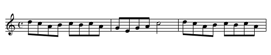 Shamrock (Reel), The - staff notation