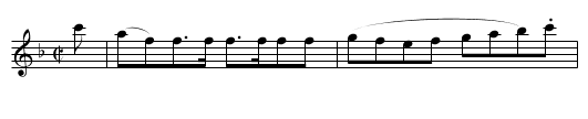 Shamrock, The - staff notation