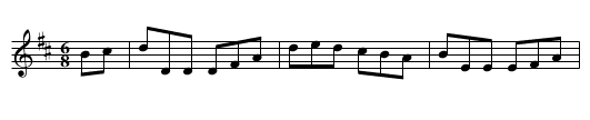Shandon Bells - staff notation