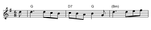 Shandy Hall   [G] - staff notation