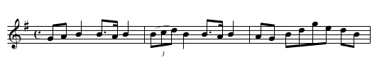 Shane O'Neill's March         1806 - staff notation
