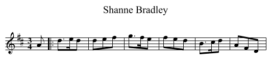 Shanne Bradley - staff notation
