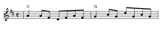 Shannon Breezes, The - staff notation