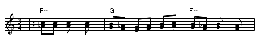Shano Dusho - staff notation