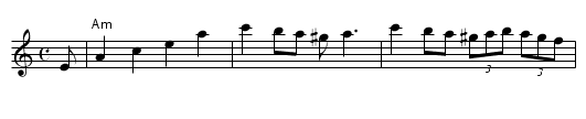 Shapiro's Korohod - staff notation