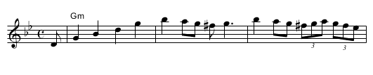 Shapiro's Korohod - staff notation