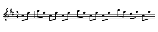Sharon Shannon's Waltz - staff notation
