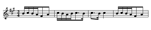 Shatian youzi man chuantou - staff notation