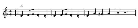 Shatty ya denny - staff notation